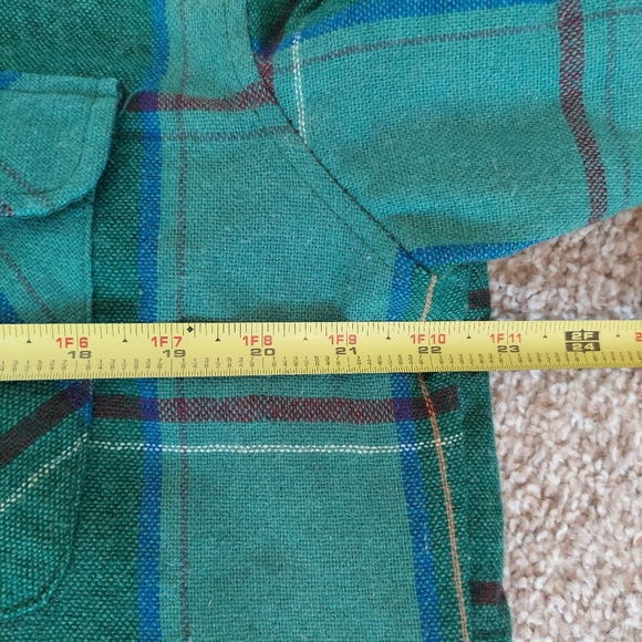 High Sierra By Mervyns Vintage Wool Blend Flannel Shacket Size Meduim - Picture 6 of 7